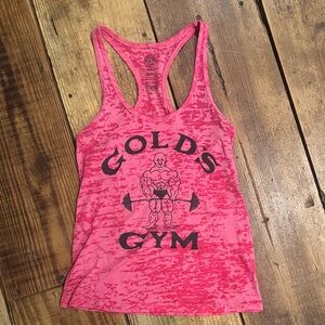 Pink GOLDS GYM Women's Tank Top